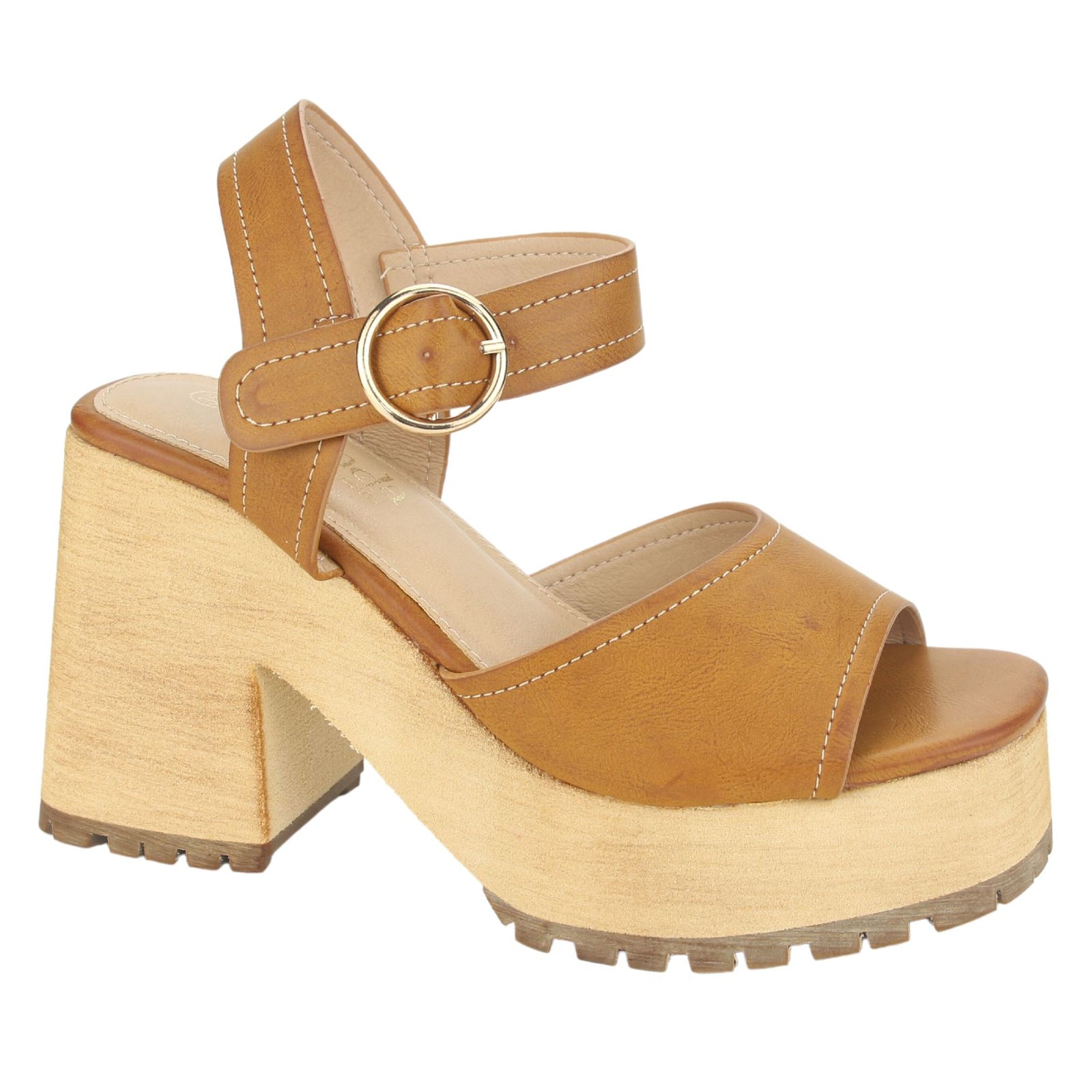 Sandalia Chalada Mujer Viva-6 Camel Casual