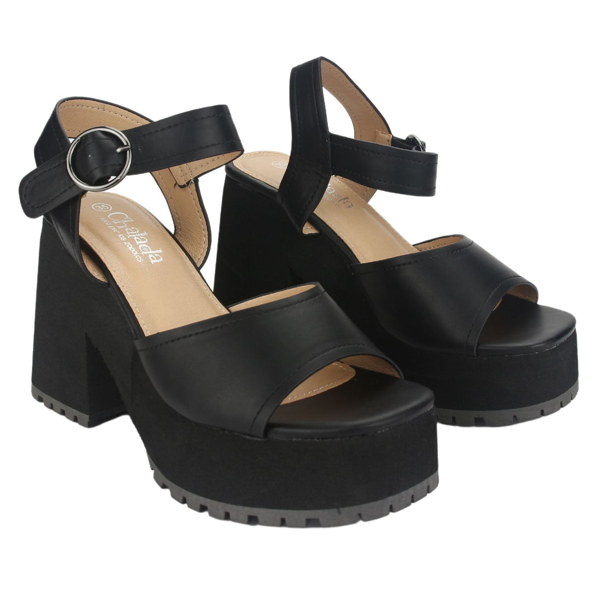 Sandalia Chalada Mujer Viva-6 Negro Casual