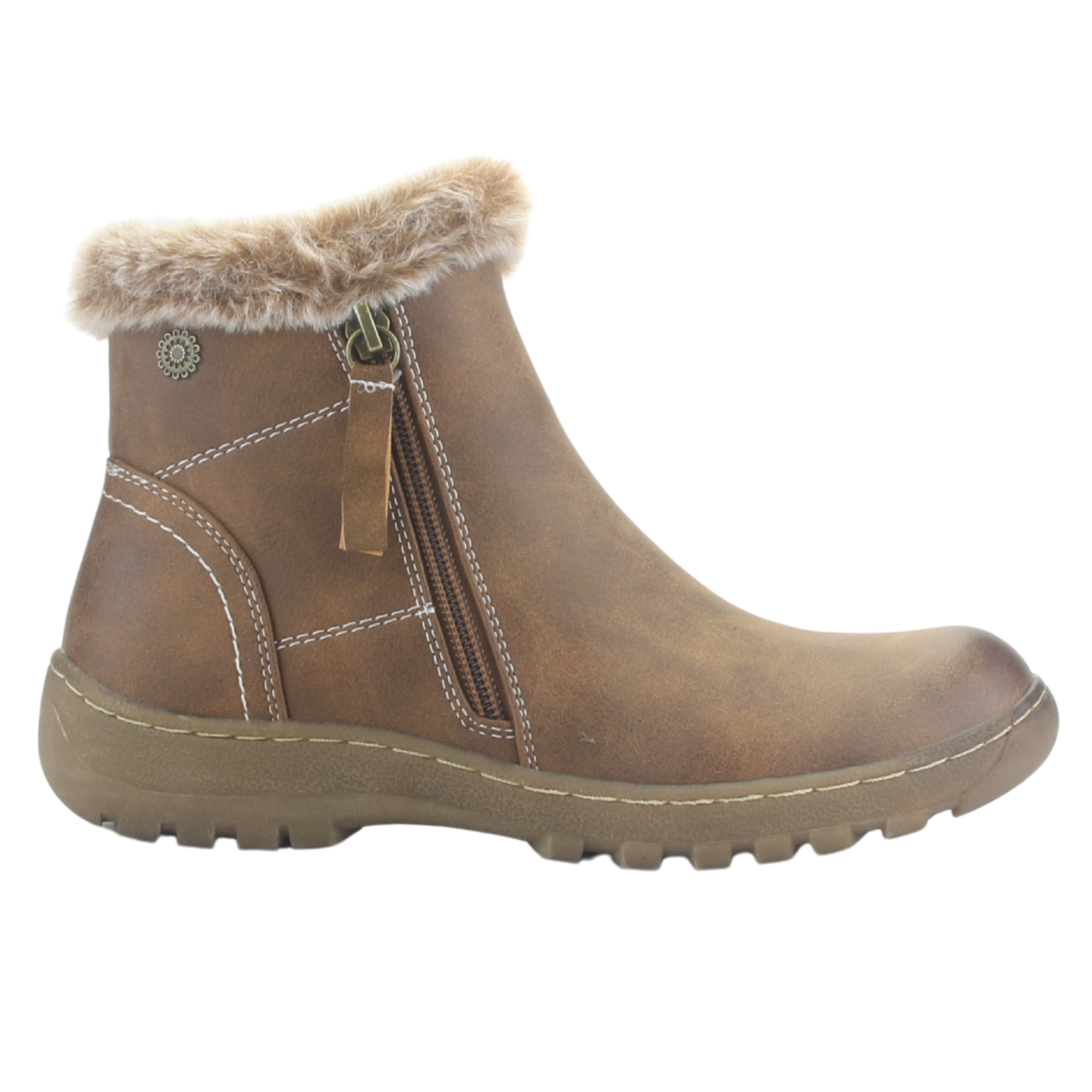 Botin Camel Mujer Casual Chalada Qual