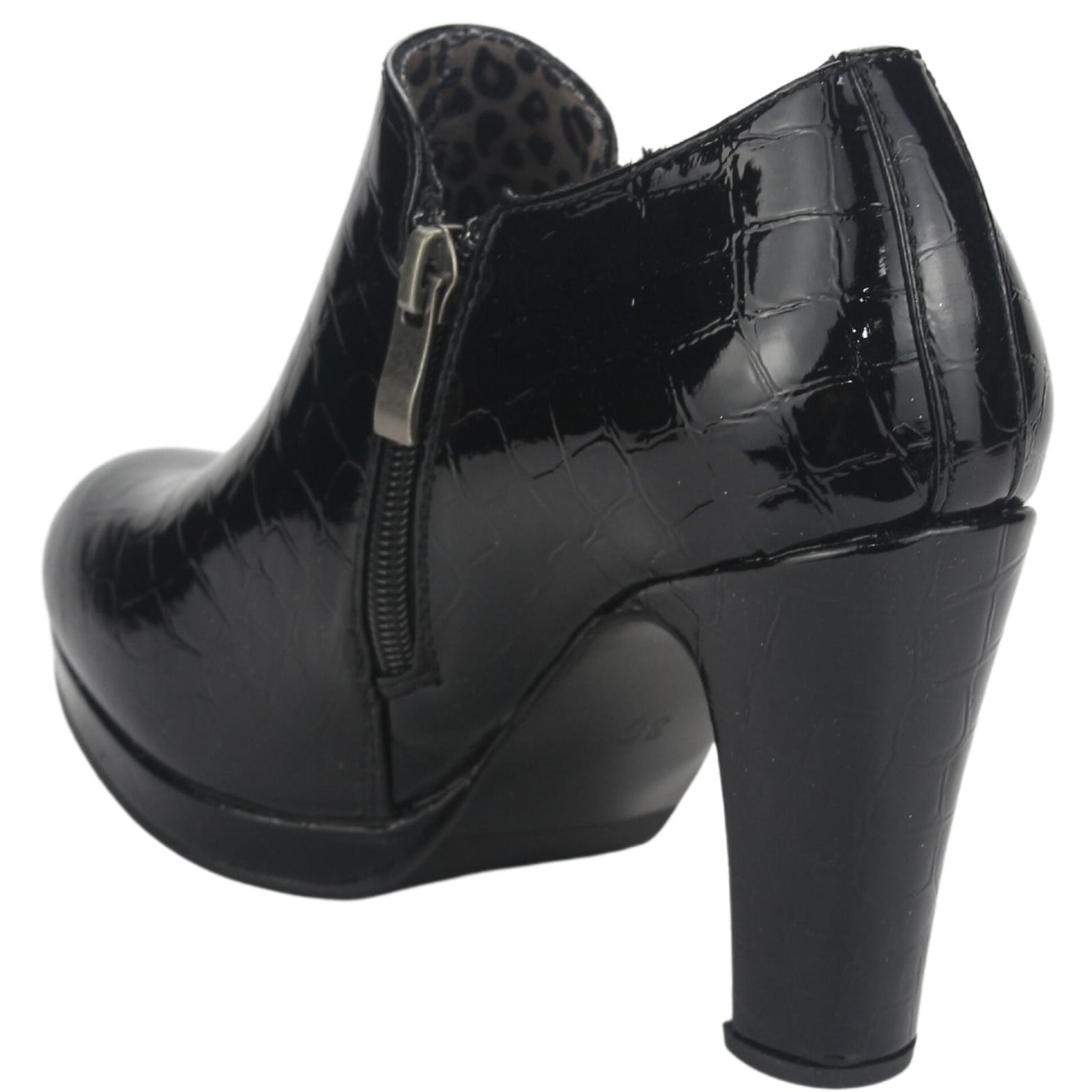 Zapato Chalada Mujer Plataform25 Negro Casual