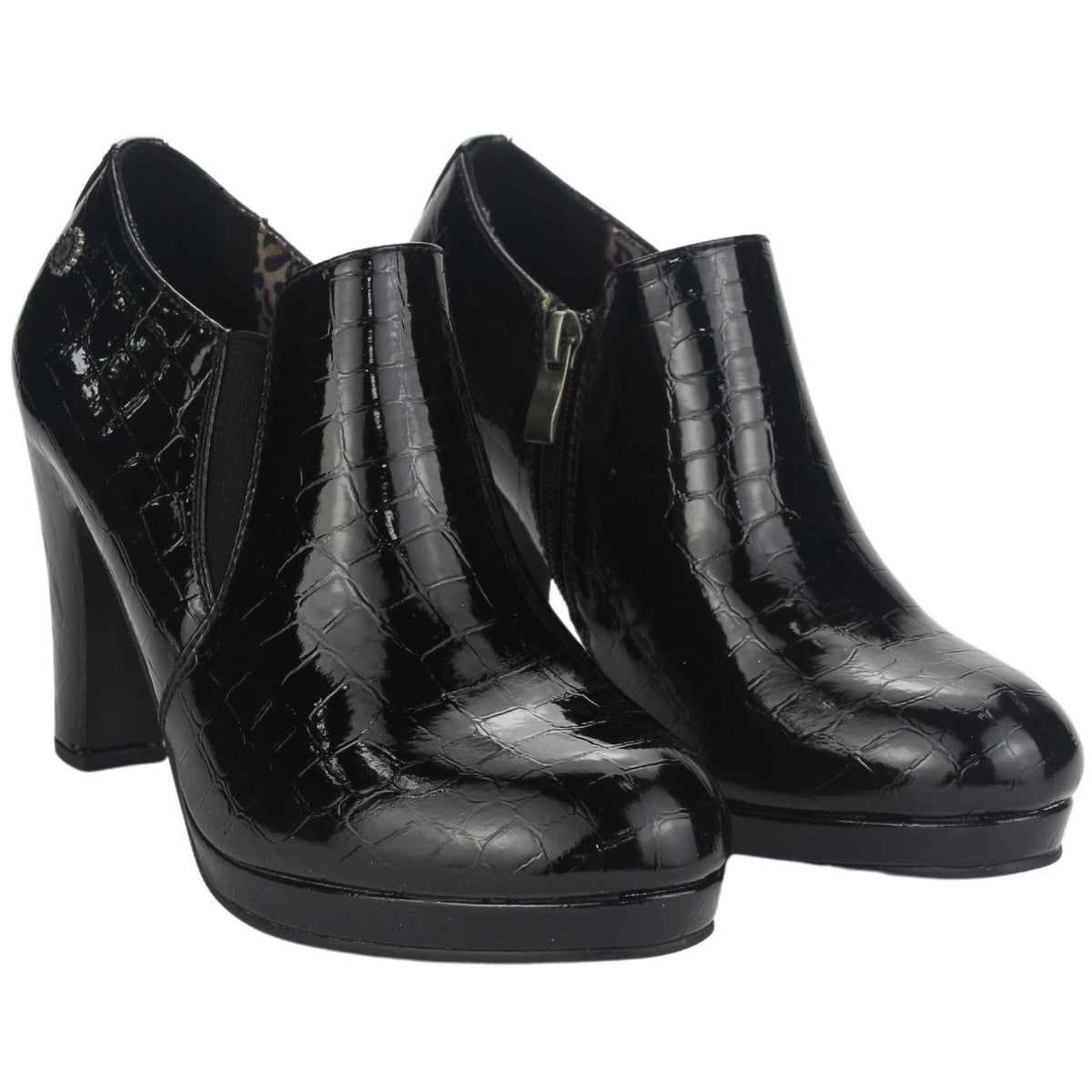 Zapato Chalada Mujer Plataform25 Negro Casual