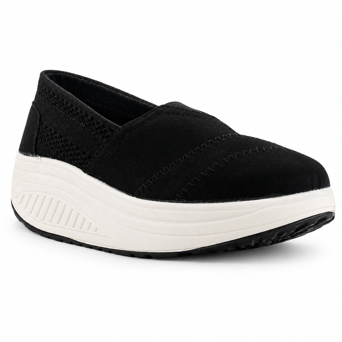 Zapatilla Negro Mujer Urbano Funway Tija
