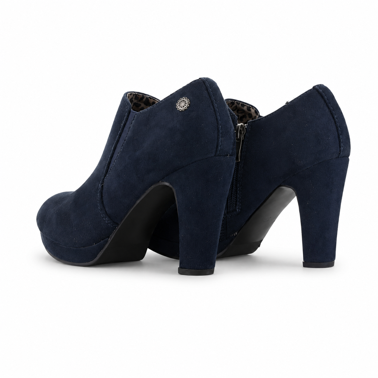 Zapato Azul Marino Mujer Casual Chalada Plataform