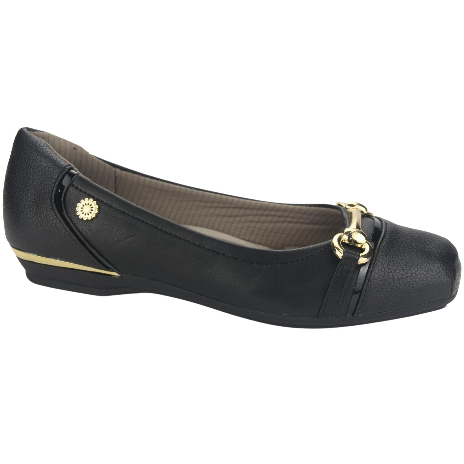 Mocasin Chalada Mujer Alpa-6 Negro Casual