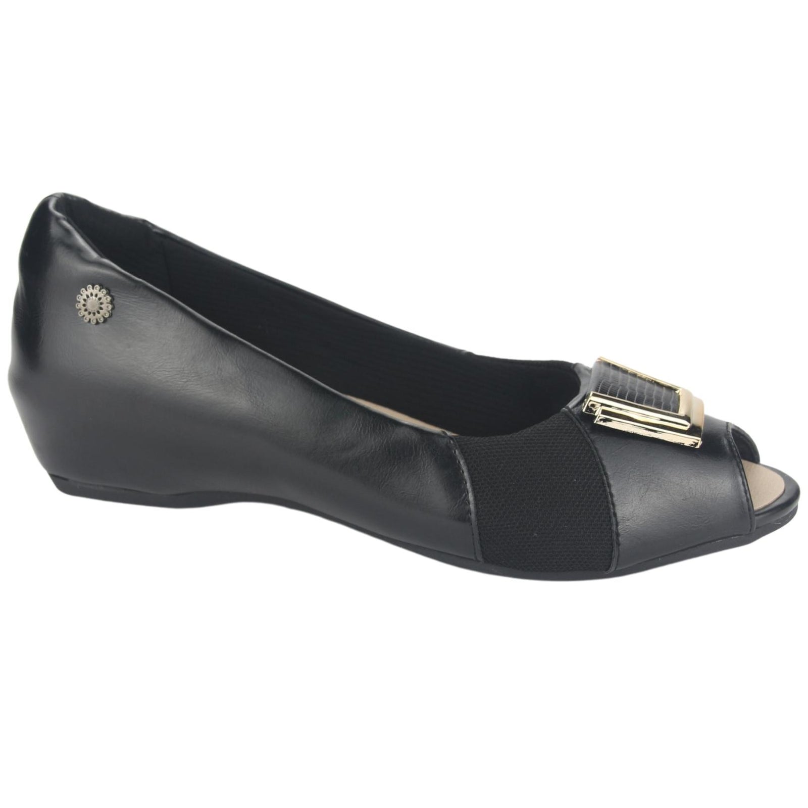 Zapato Chalada Mujer Demi-2 Negro Casual