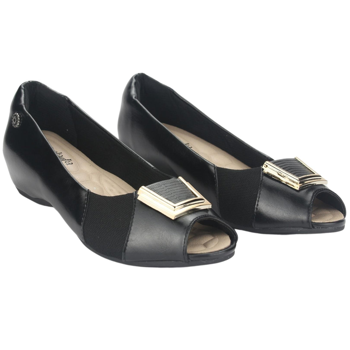 Zapato Chalada Mujer Demi-2 Negro Casual