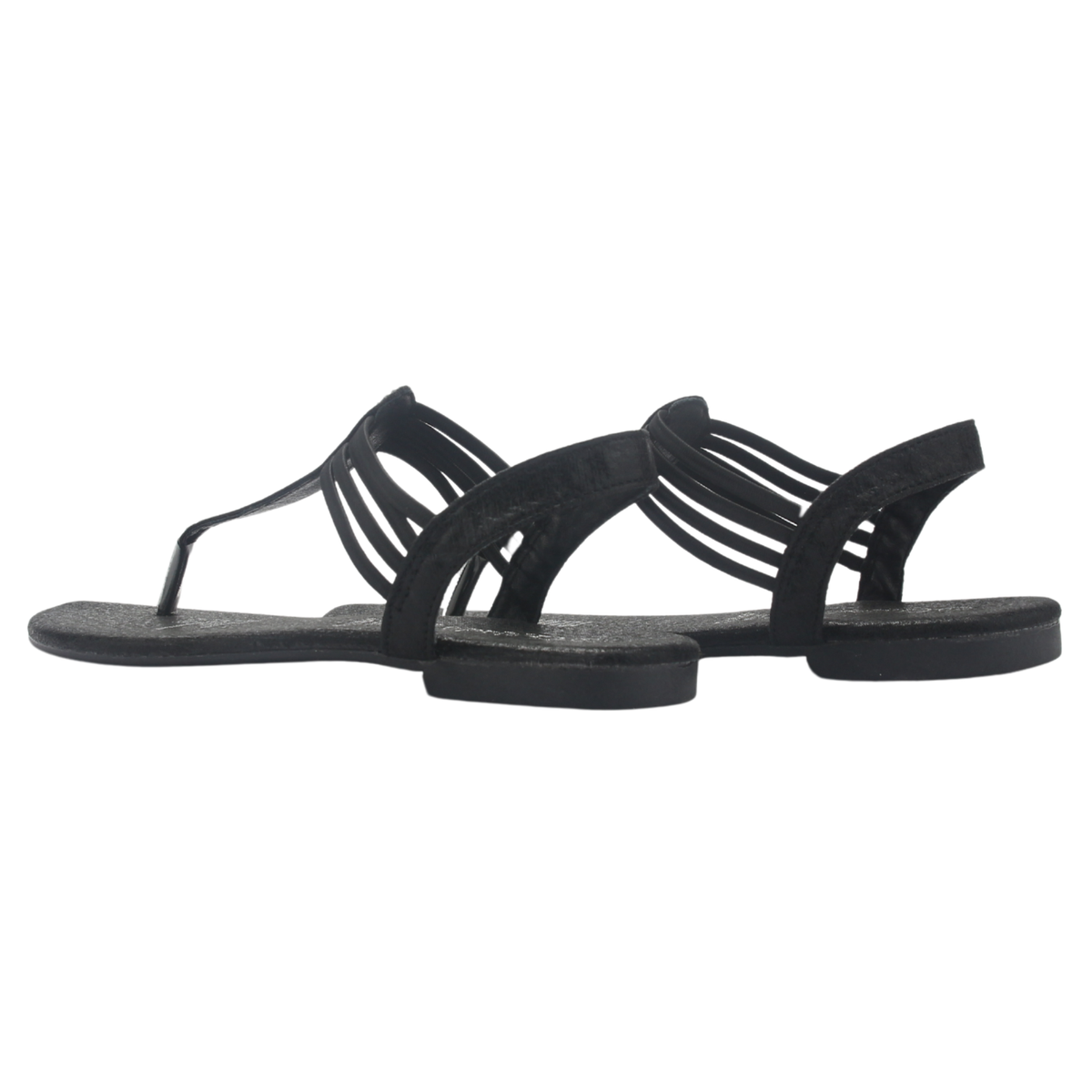 Sandalia Chalada Mujer Alki-5 Negro Plana
