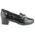 Mocasin Chalada Mujer Reyna-1 Negro Casual