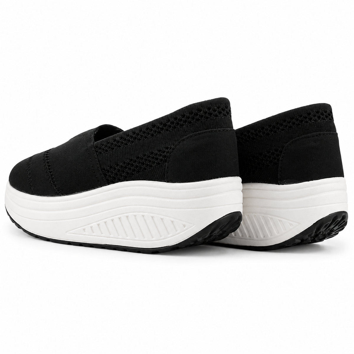 Zapatilla Negro Mujer Urbano Funway Tija