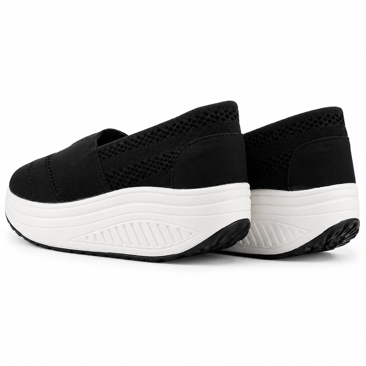 Zapatilla Negro Mujer Urbano Funway Tija