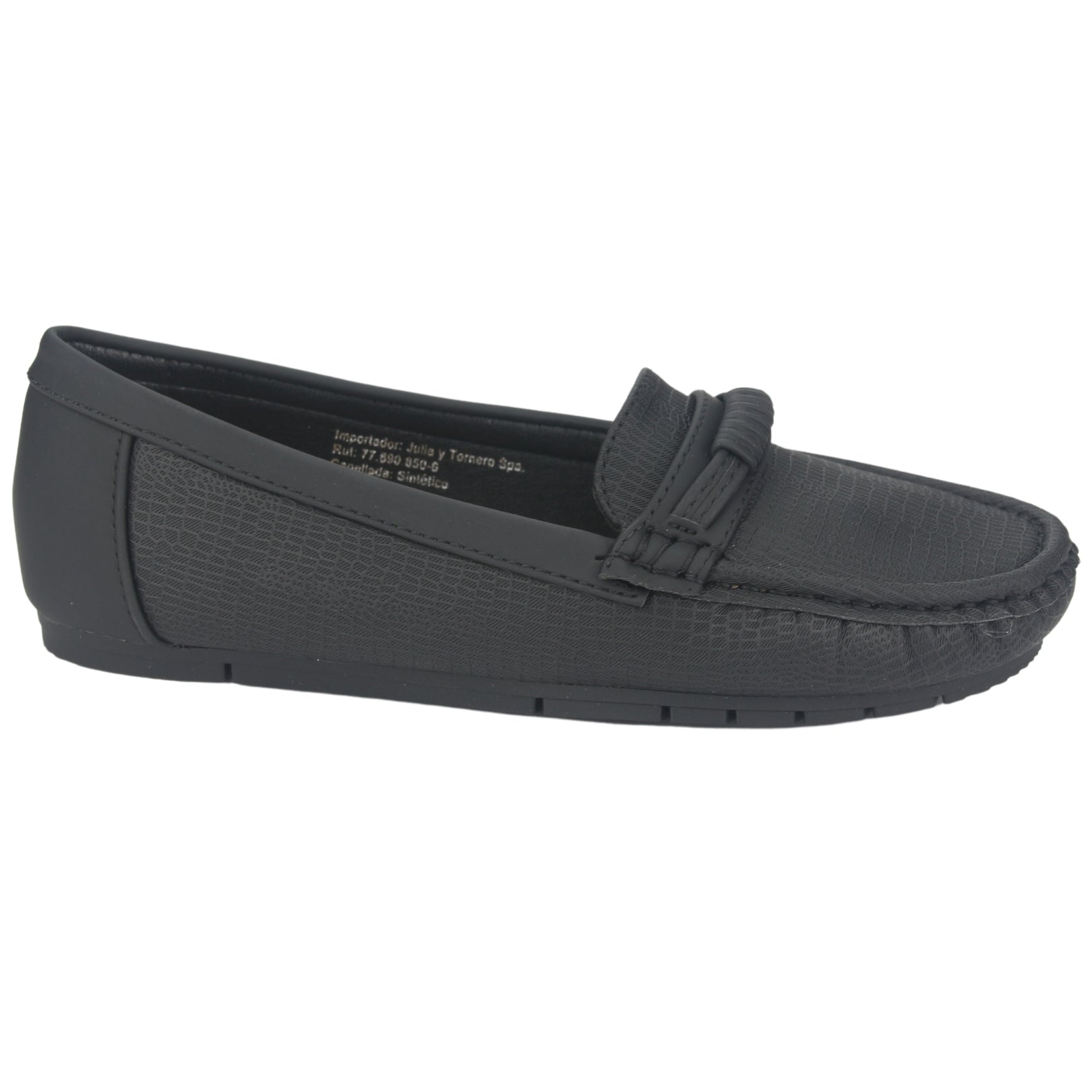 Mocasin Chalada Mujer Cusco-35 Negro Casual