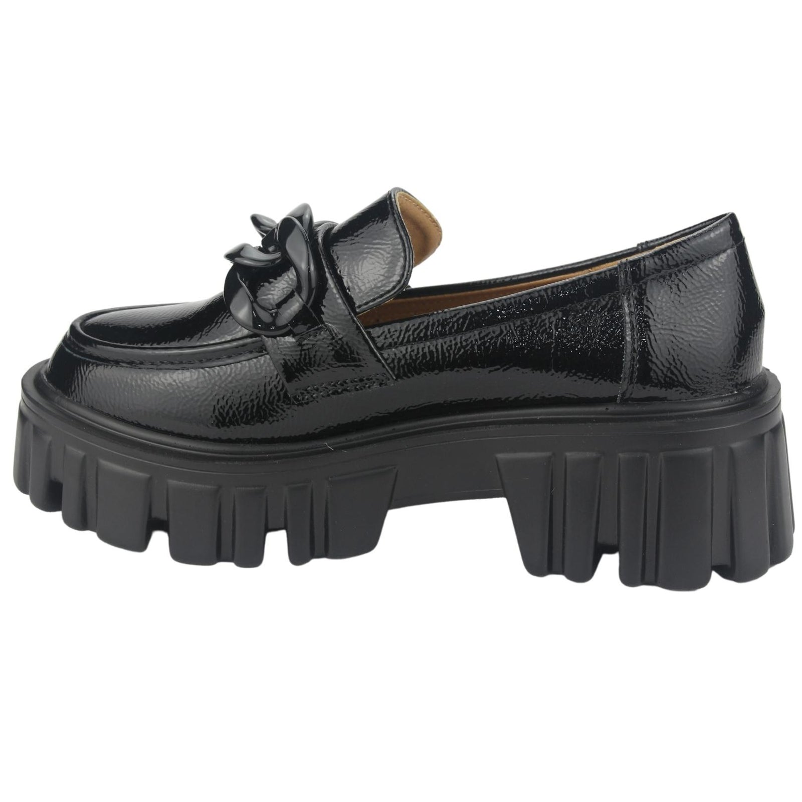Mocasin Chalada Mujer Gravi-1 Negro Casual