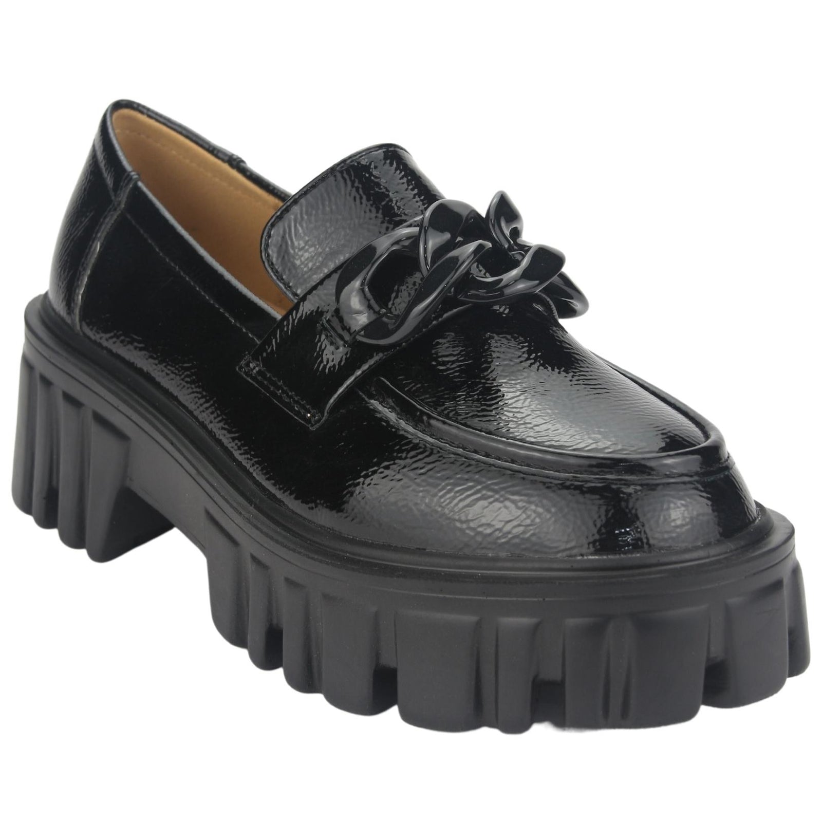 Mocasin Chalada Mujer Gravi-1 Negro Casual