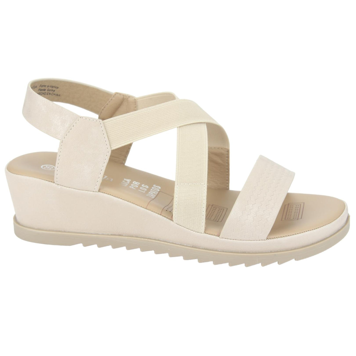 Sandalia Chalada Mujer Piura-16 Beige Casual