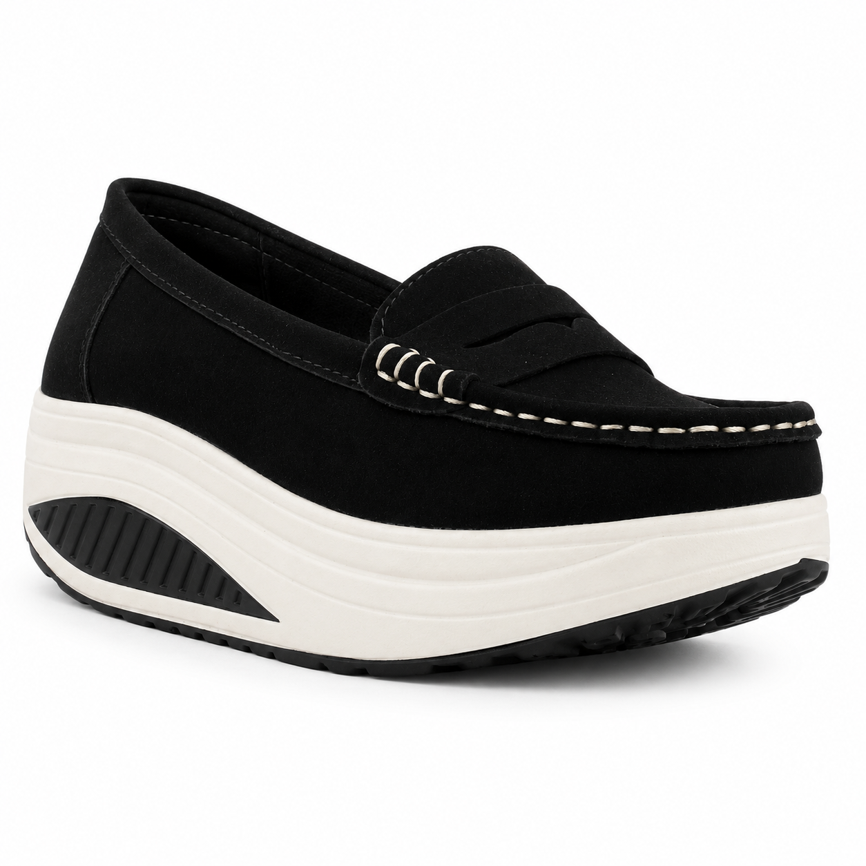 Zapatilla Negro Mujer Urbano Funway Tija