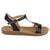 Sandalia Chalada Mujer Quanta-3 Negro Moda