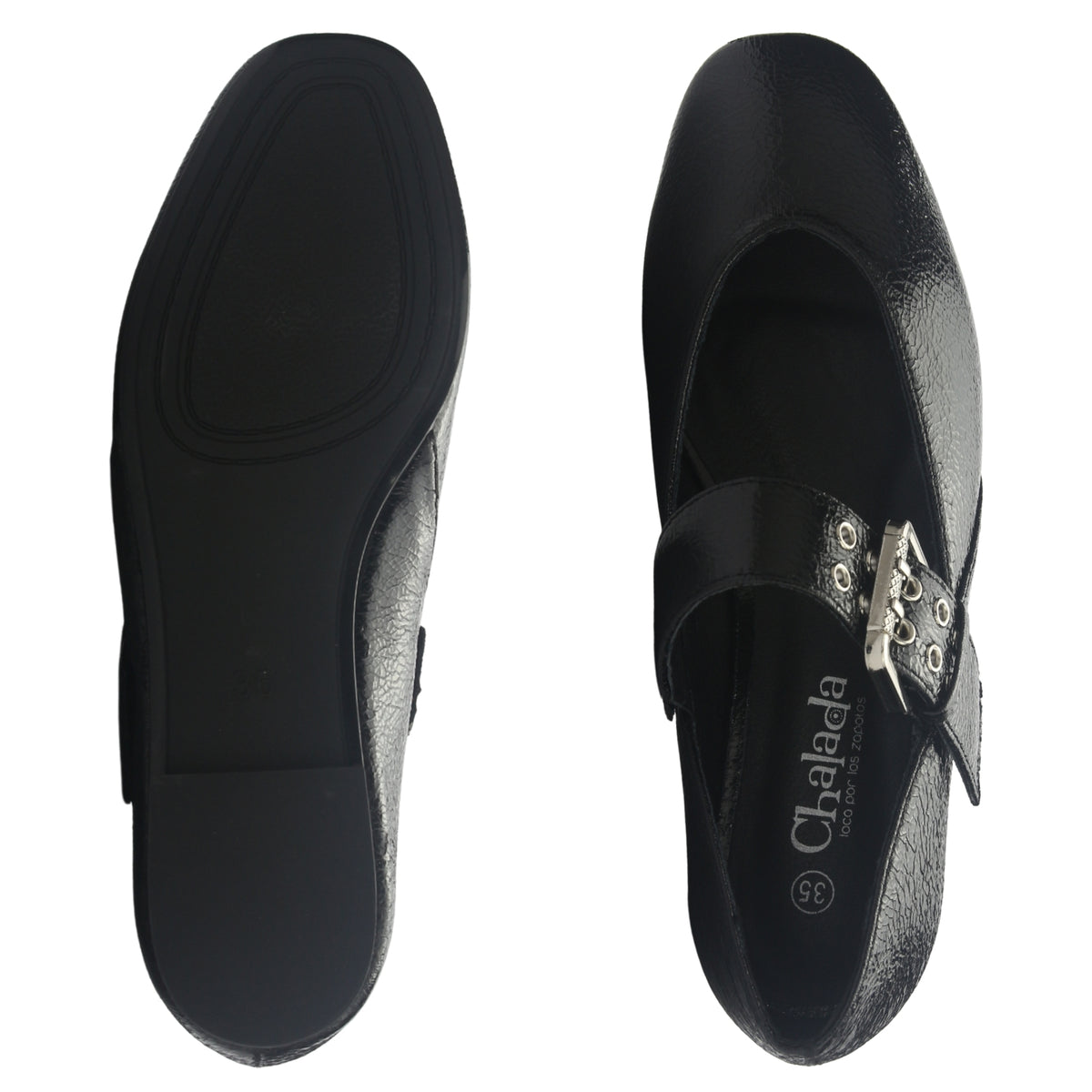 Ballerina Mujer  Chalada Corsa-20 Negro Casual