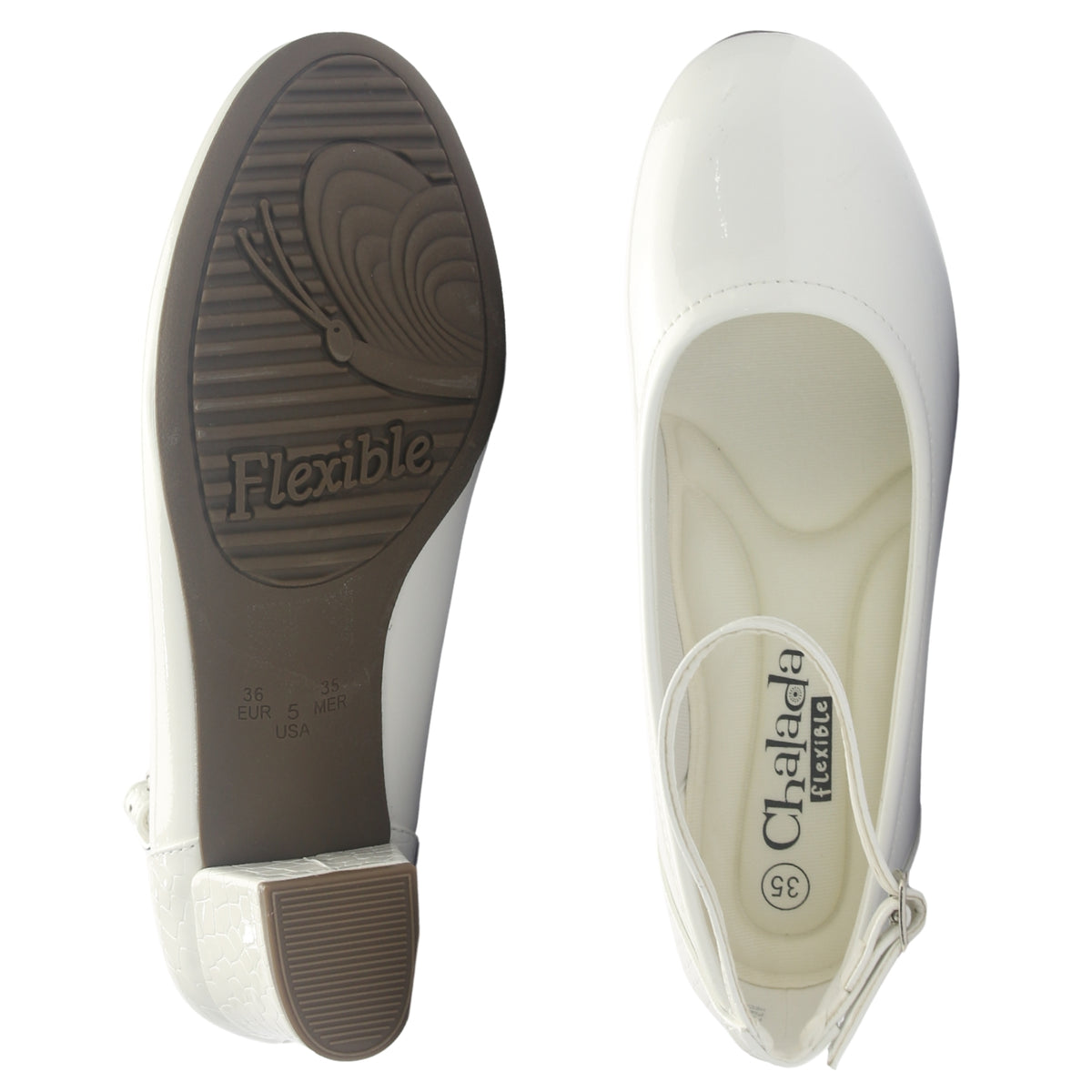 Zapato Mujer Chalada Flexi-27 Blanco Casual