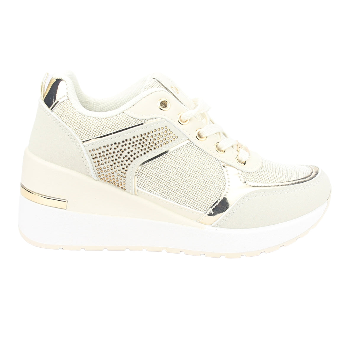 Zapatilla Chalada Mujer Bolki-1 Dorado Urbano