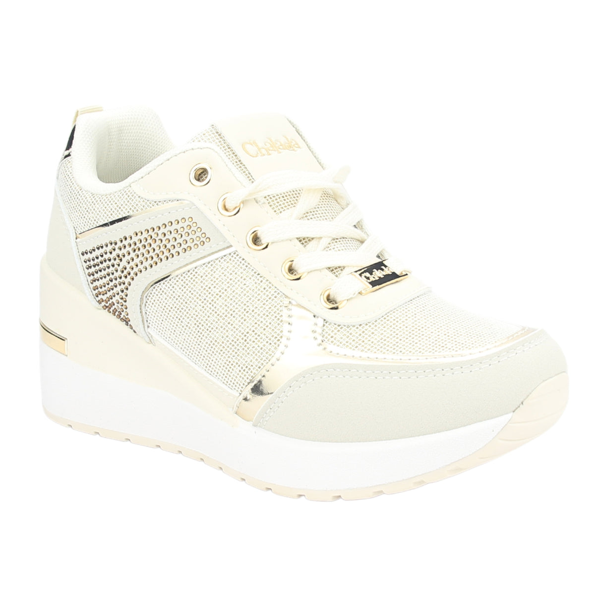 Zapatilla Chalada Mujer Bolki-1 Dorado Urbano