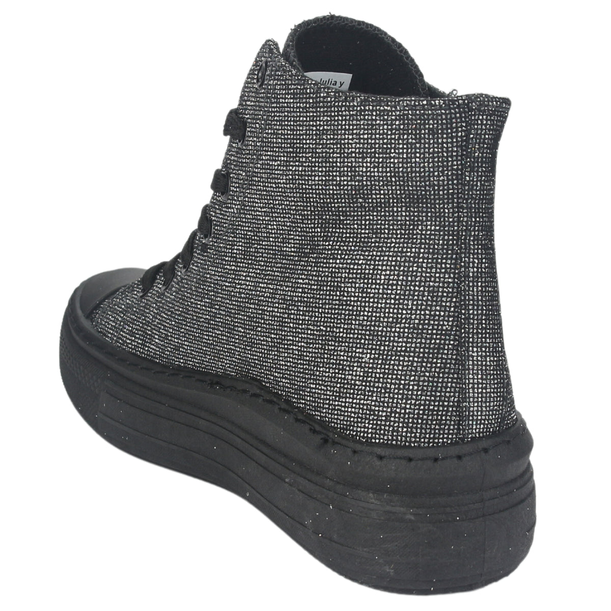 Zapatilla Chalada Mujer Clu-12 Negro Urbano