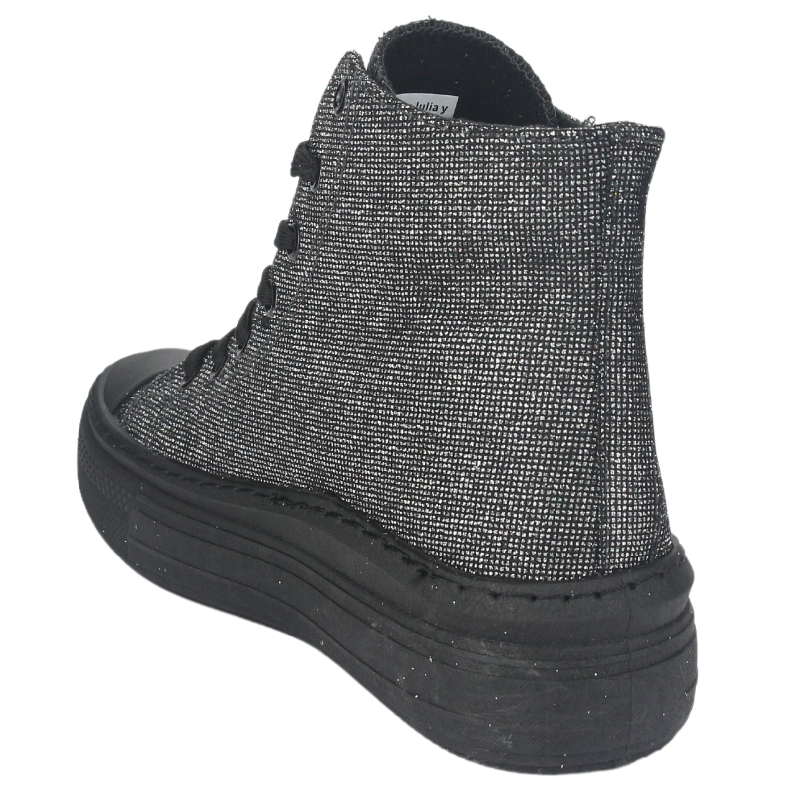 Zapatilla Chalada Mujer Clu-12 Negro Urbano
