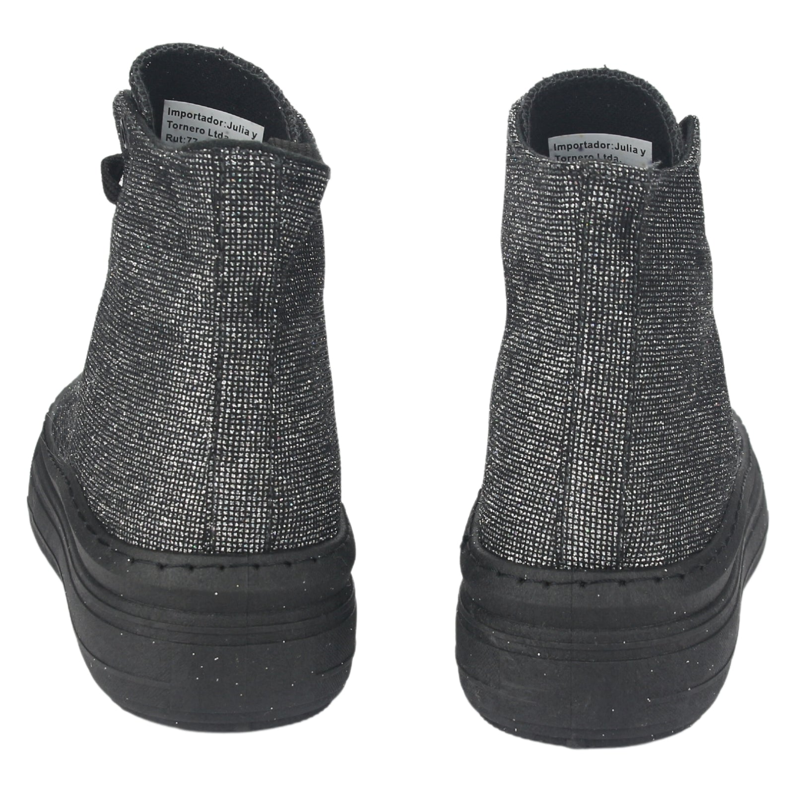 Zapatilla Chalada Mujer Clu-12 Negro Urbano
