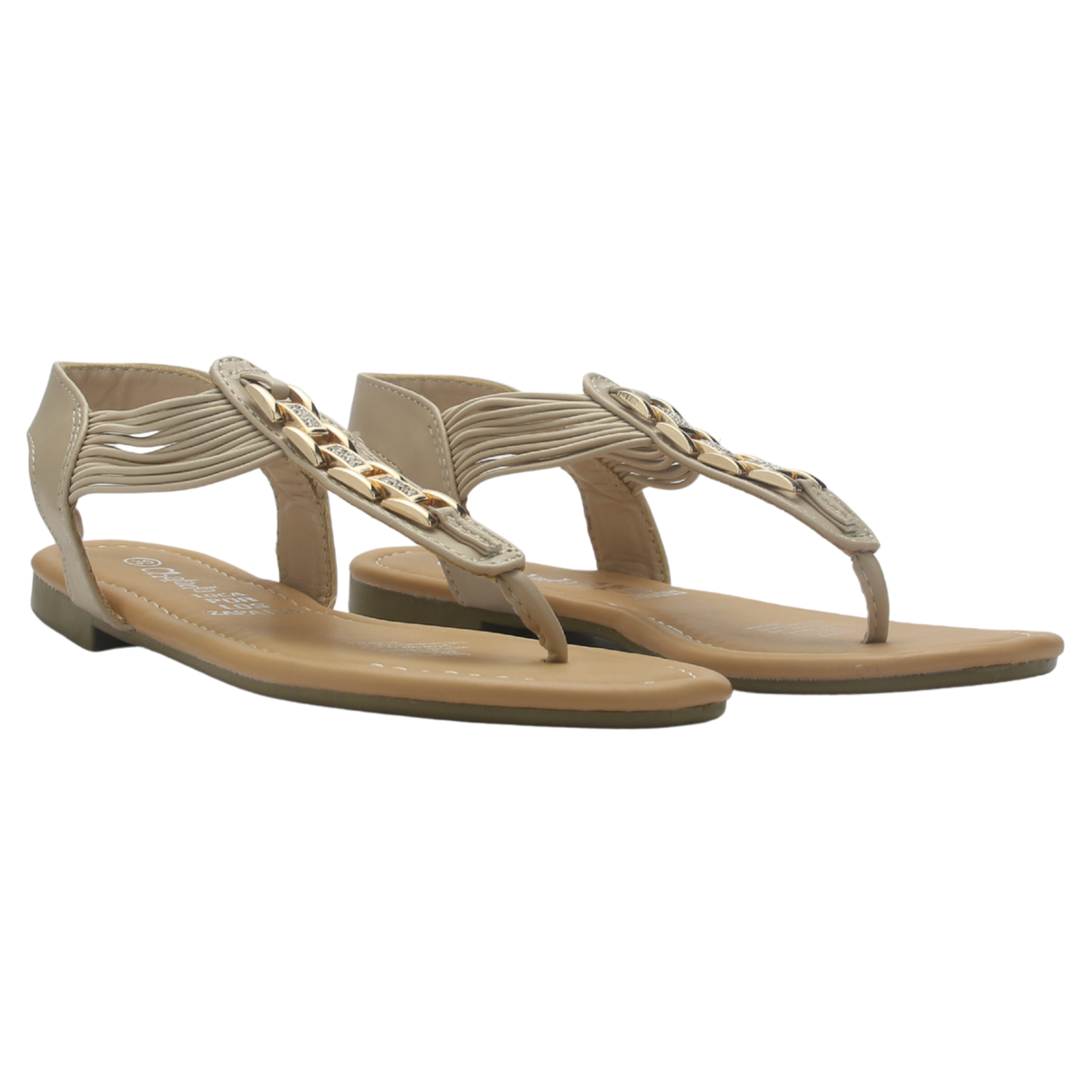 Sandalia Chalada Mujer Call-2 Beige Plano