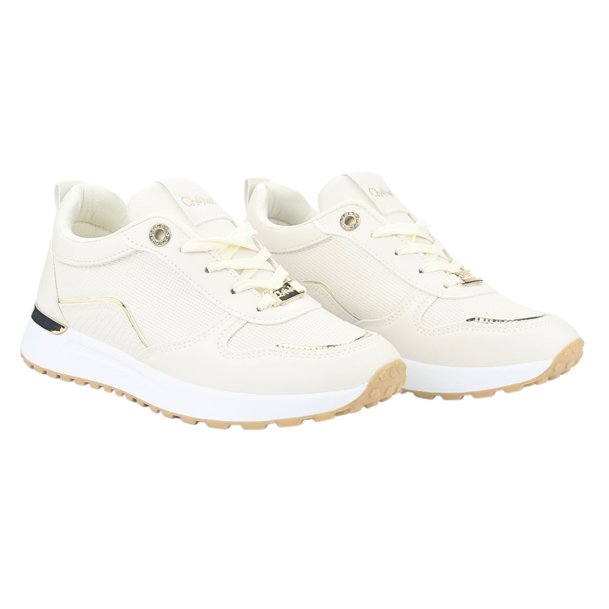 Zapatilla Chalada Mujer Fly-1 Beige Urbano