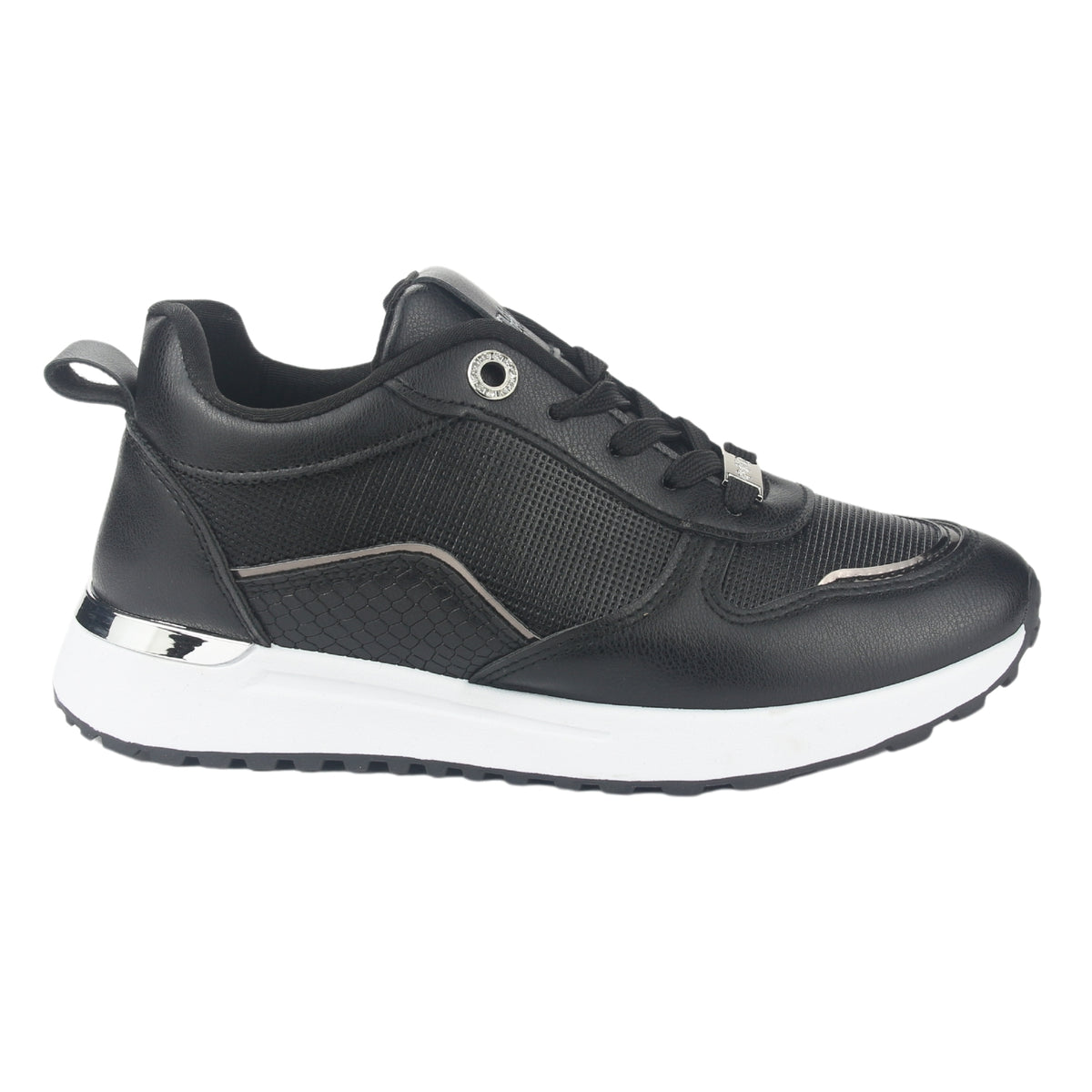 Zapatilla Chalada Mujer Fly-1 Negro Urbano