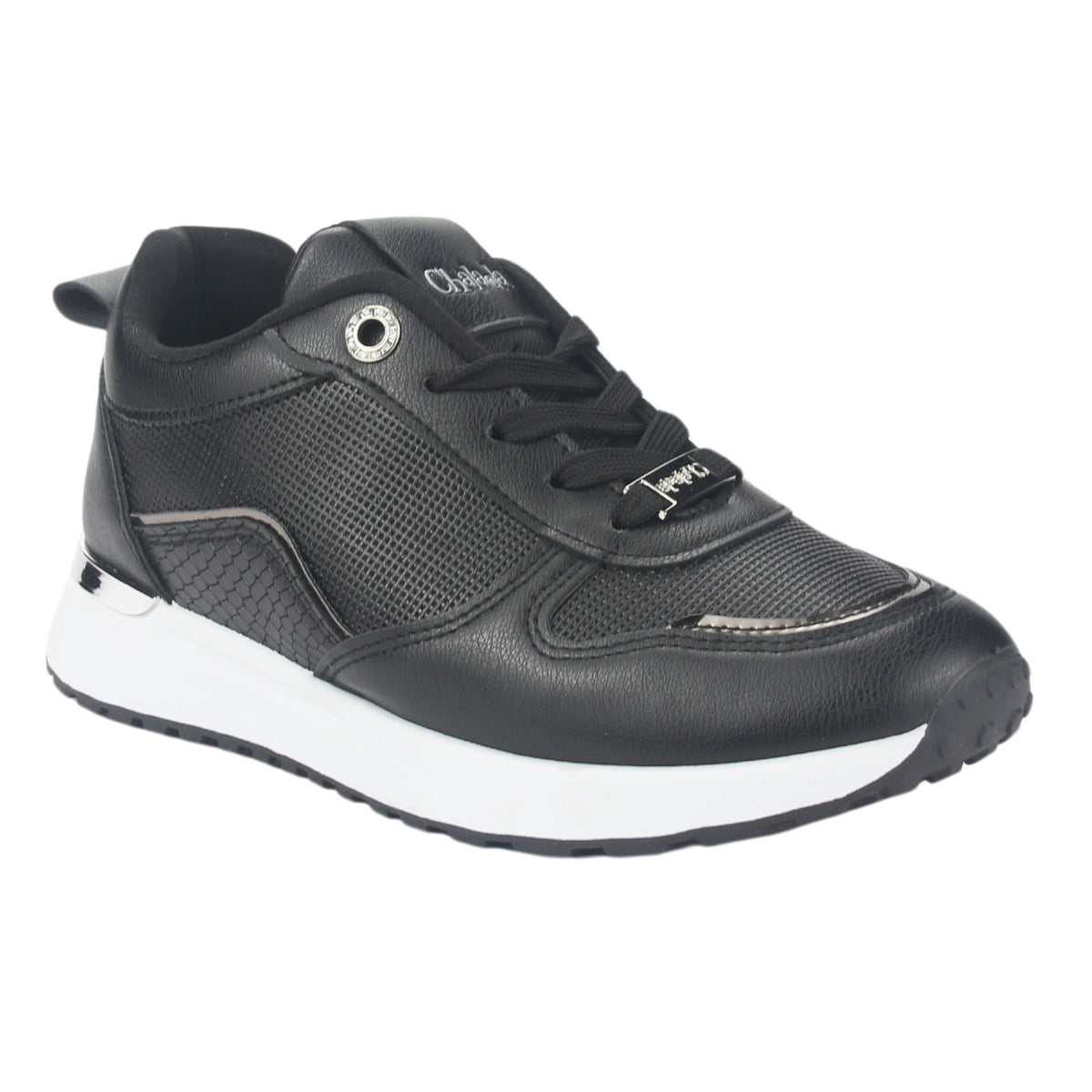 Zapatilla Chalada Mujer Fly-1 Negro Urbano
