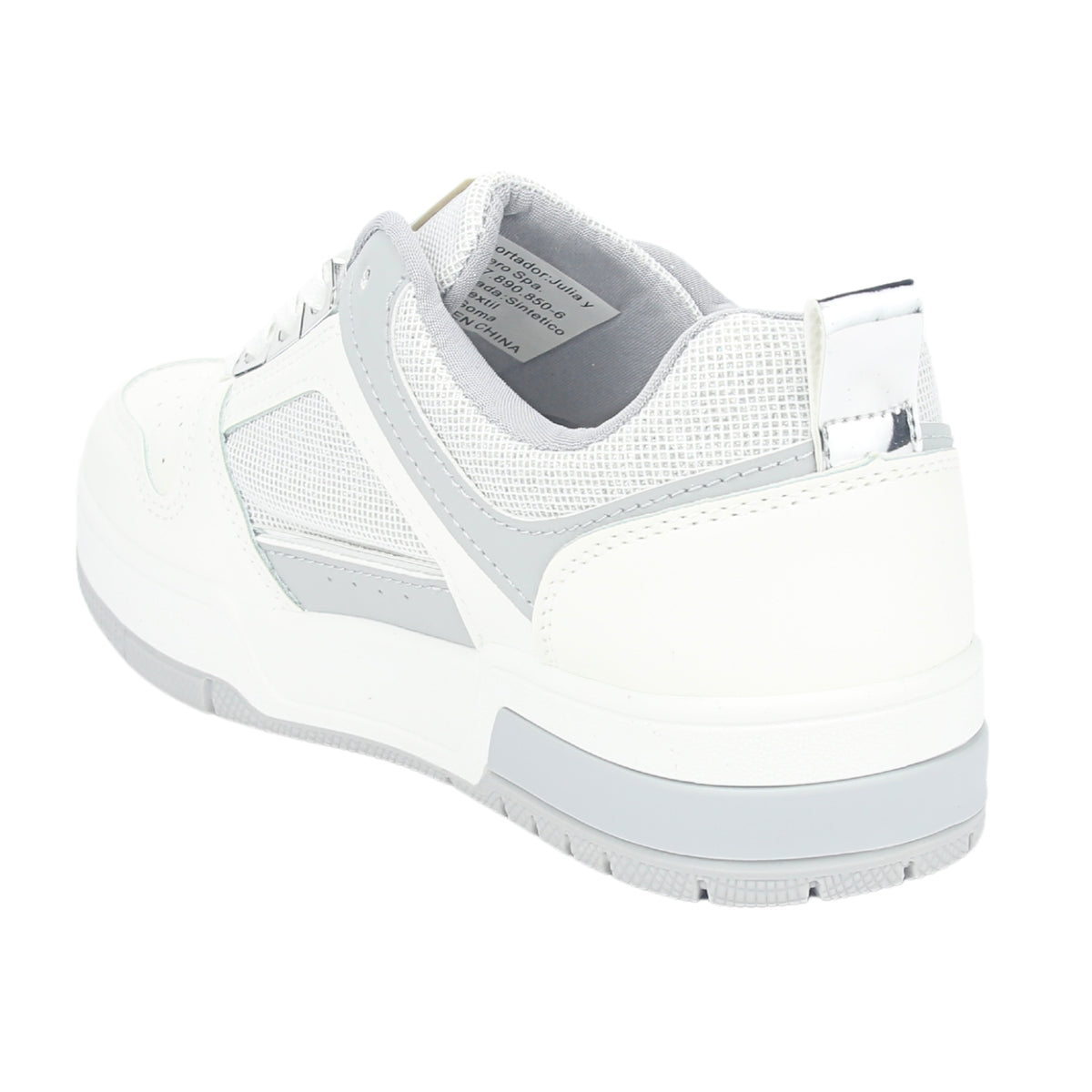 Zapatilla Chalada Mujer Joker-2 Plateado Urbano