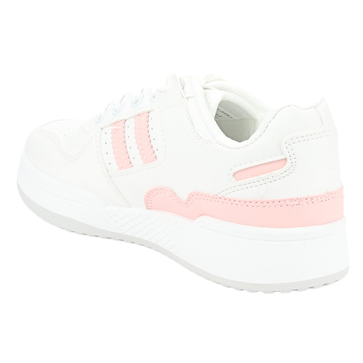 Zapatilla Chalada Mujer Juve-1 Blanco Rosado Urbano
