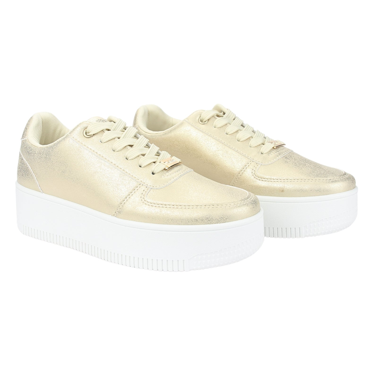 Zapatilla Chalada Mujer Metta-12 Dorado Urbano