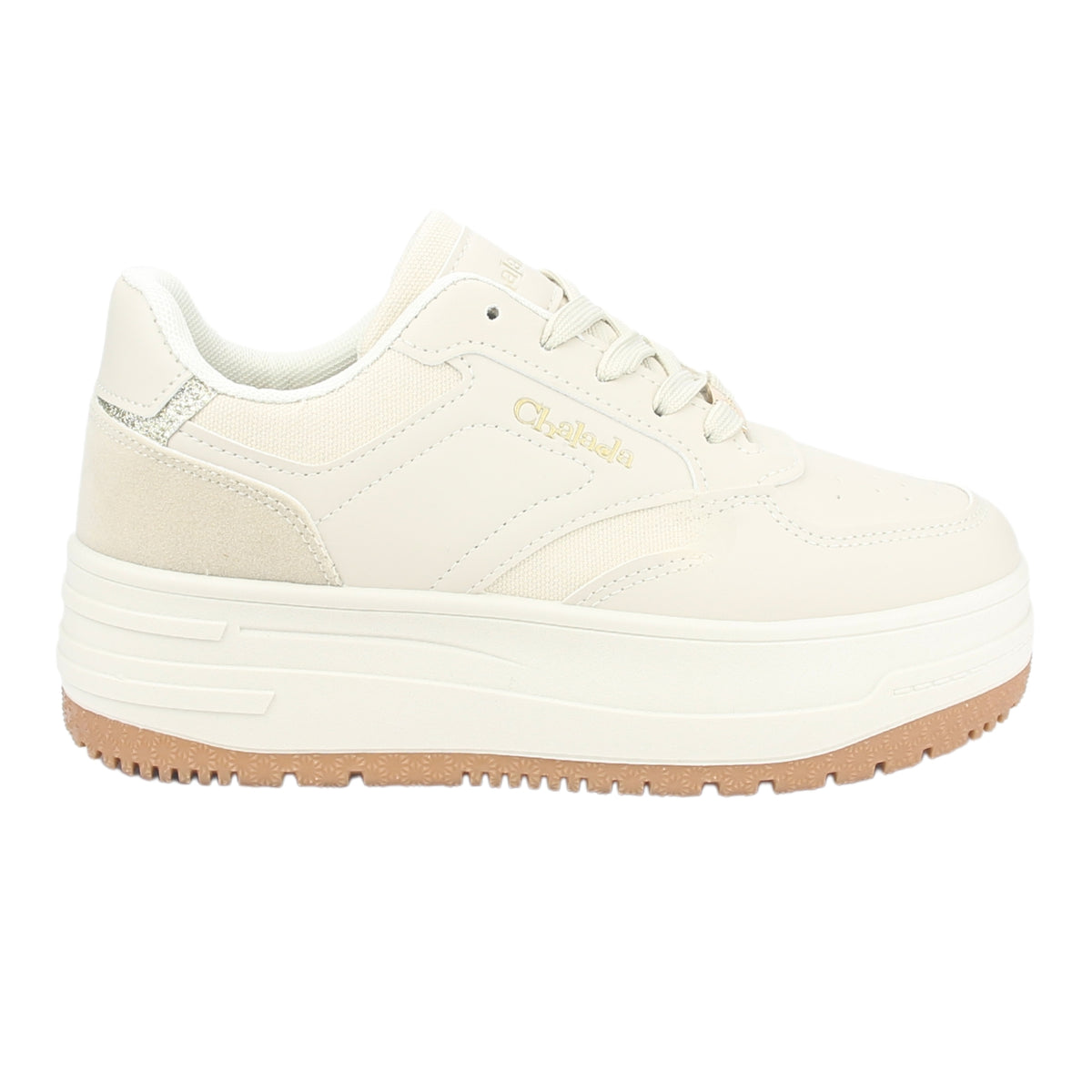Zapatilla Chalada Mujer Mitsu-2 Beige Urbano