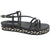 Sandalia Via Marte Mujer 23-10408 V Preto Casual
