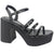 Sandalia Via Marte Mujer 23-11103 V Preto Casual