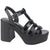 Sandalia Via Marte Mujer 23-11104 V Preto Casual