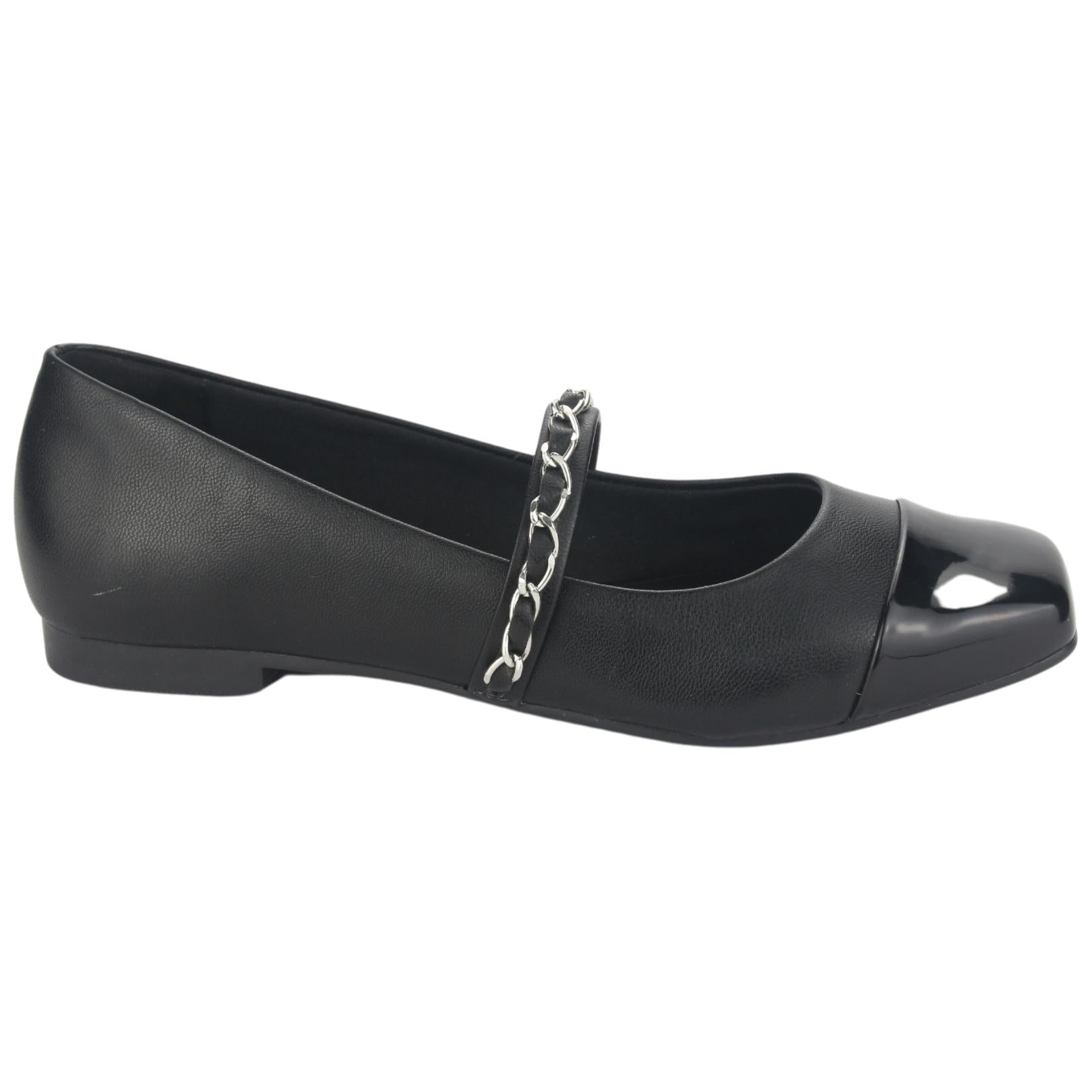 Zapato Via Marte Mujer 23-13206 V Preto Casual