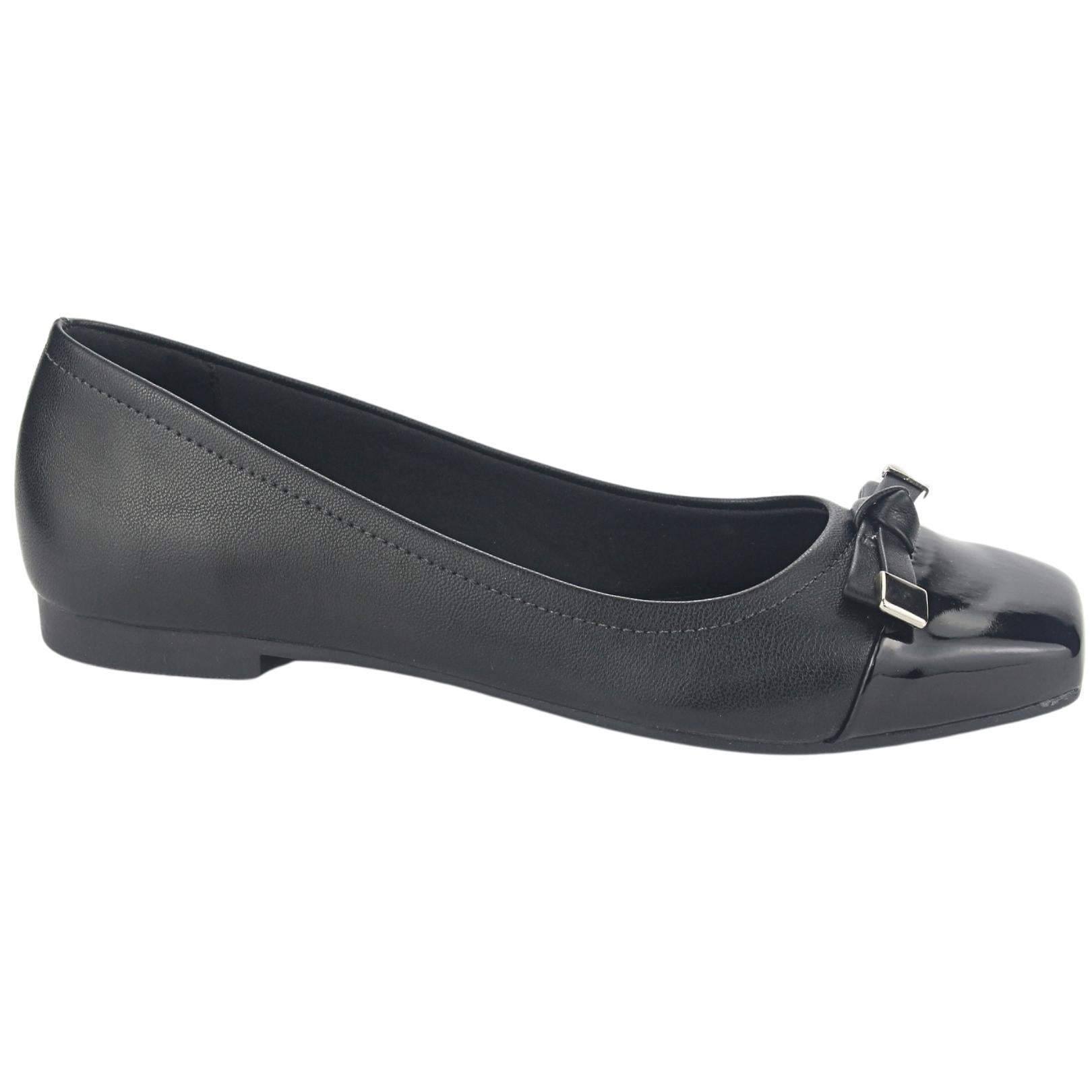 Zapato Via Marte Mujer 23-13207 V Preto Casual