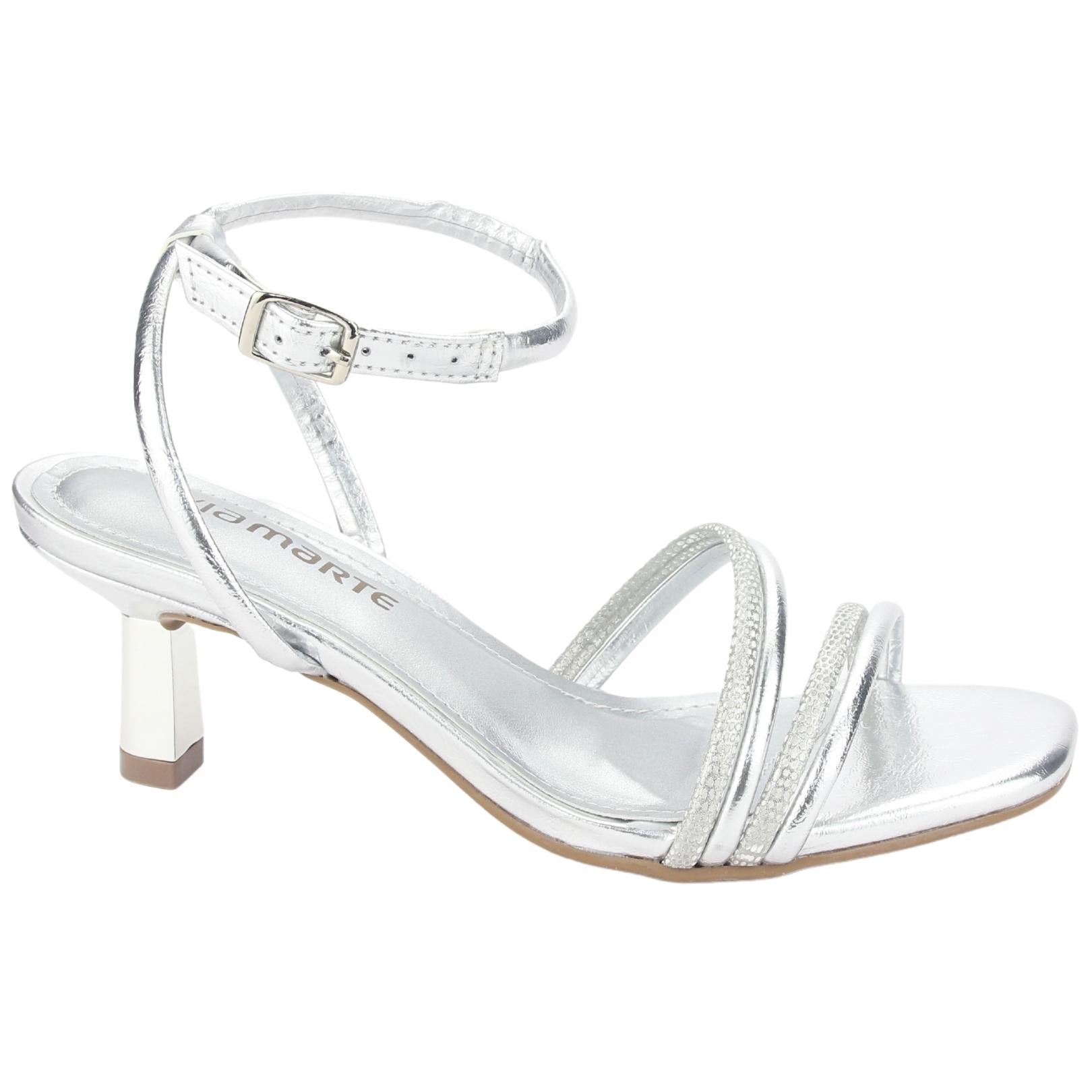 Sandalia Via Marte Mujer 23-18505 Prata Casual