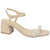 Sandalia Via Marte Mujer 23-9707 Creme Casual