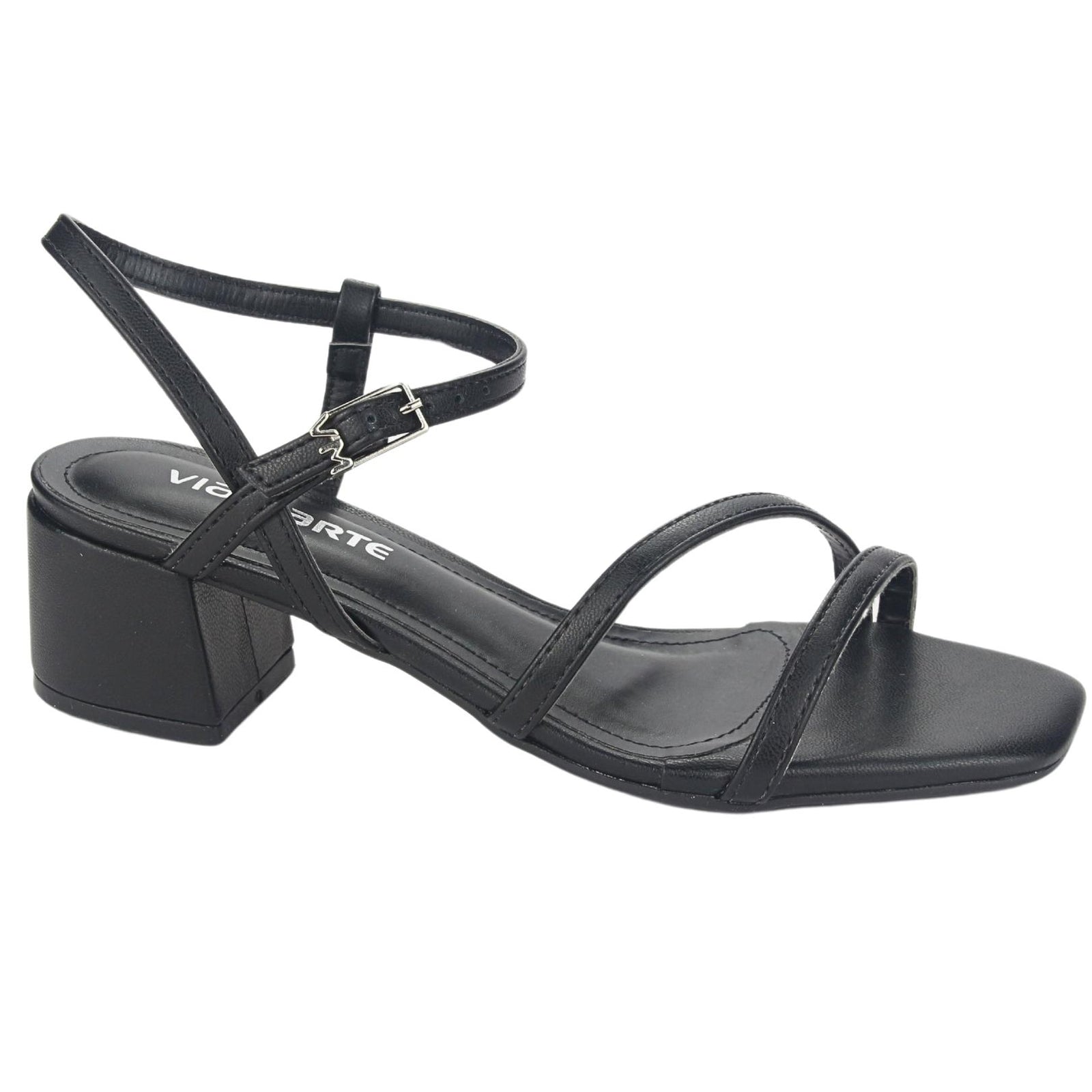 Sandalia Via Marte Mujer 23-9801 N Preto Casual