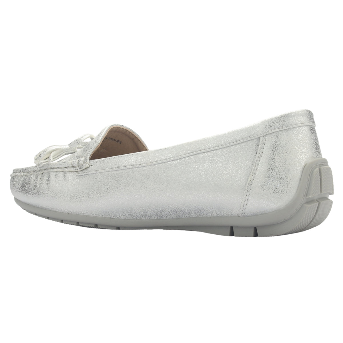 Mocasin Mujer  Chalada Nautico-3 Plateado Casual