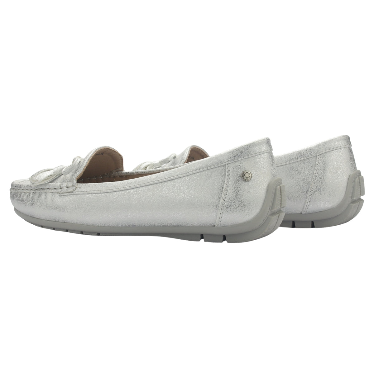 Mocasin Mujer  Chalada Nautico-3 Plateado Casual