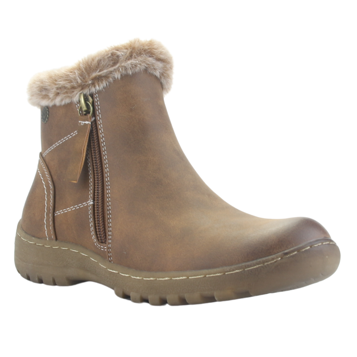 Botin Camel Mujer Casual Chalada Qual