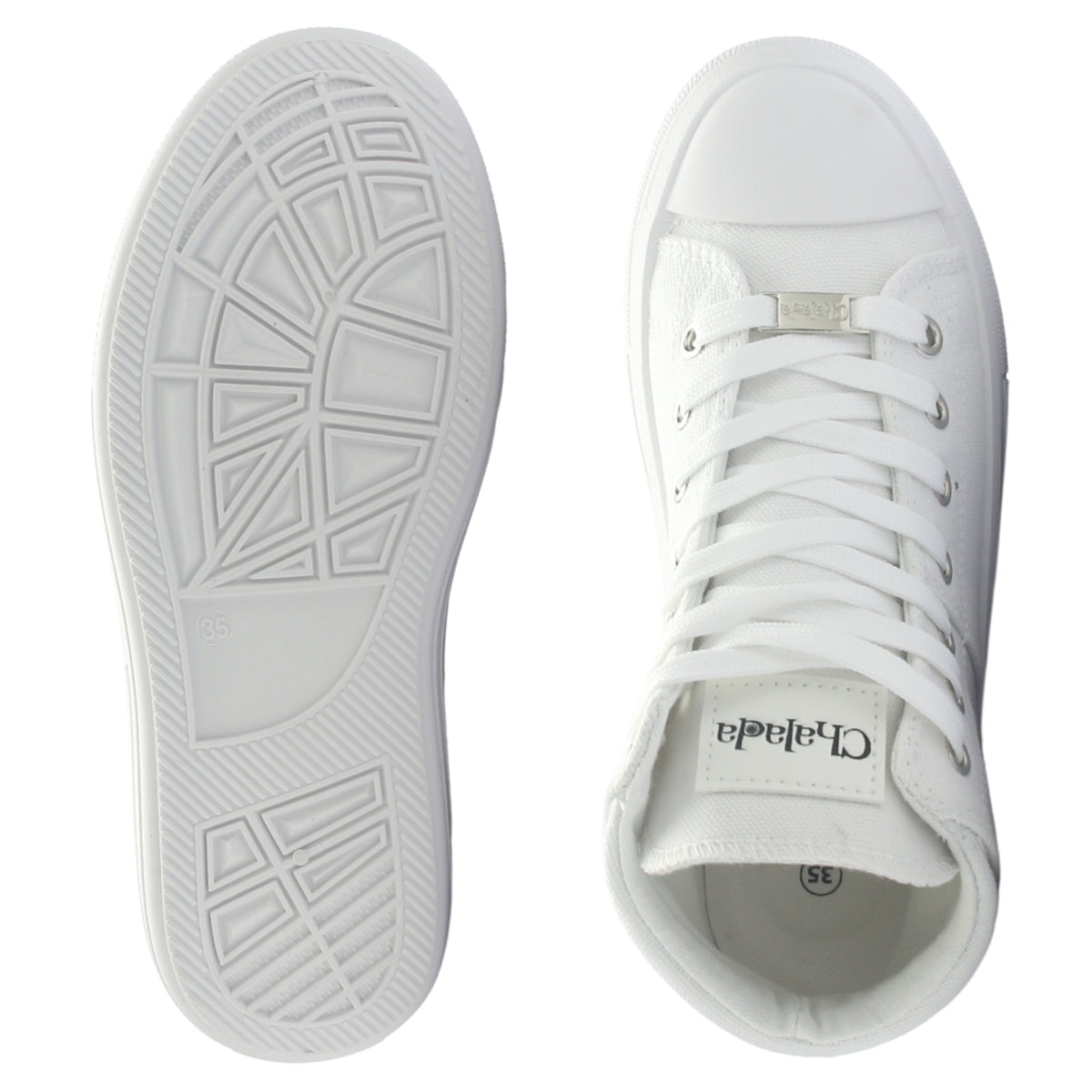 Zapatilla Chalada Mujer Clu-15 Blanco Urbano
