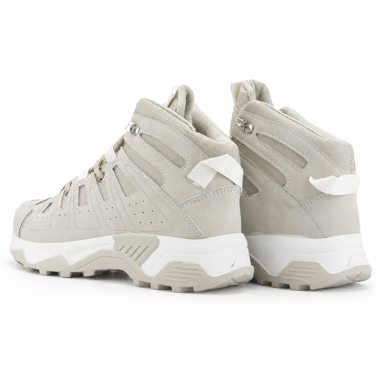 Botín Outdoor Beige Mujer Casual Funway Pangui