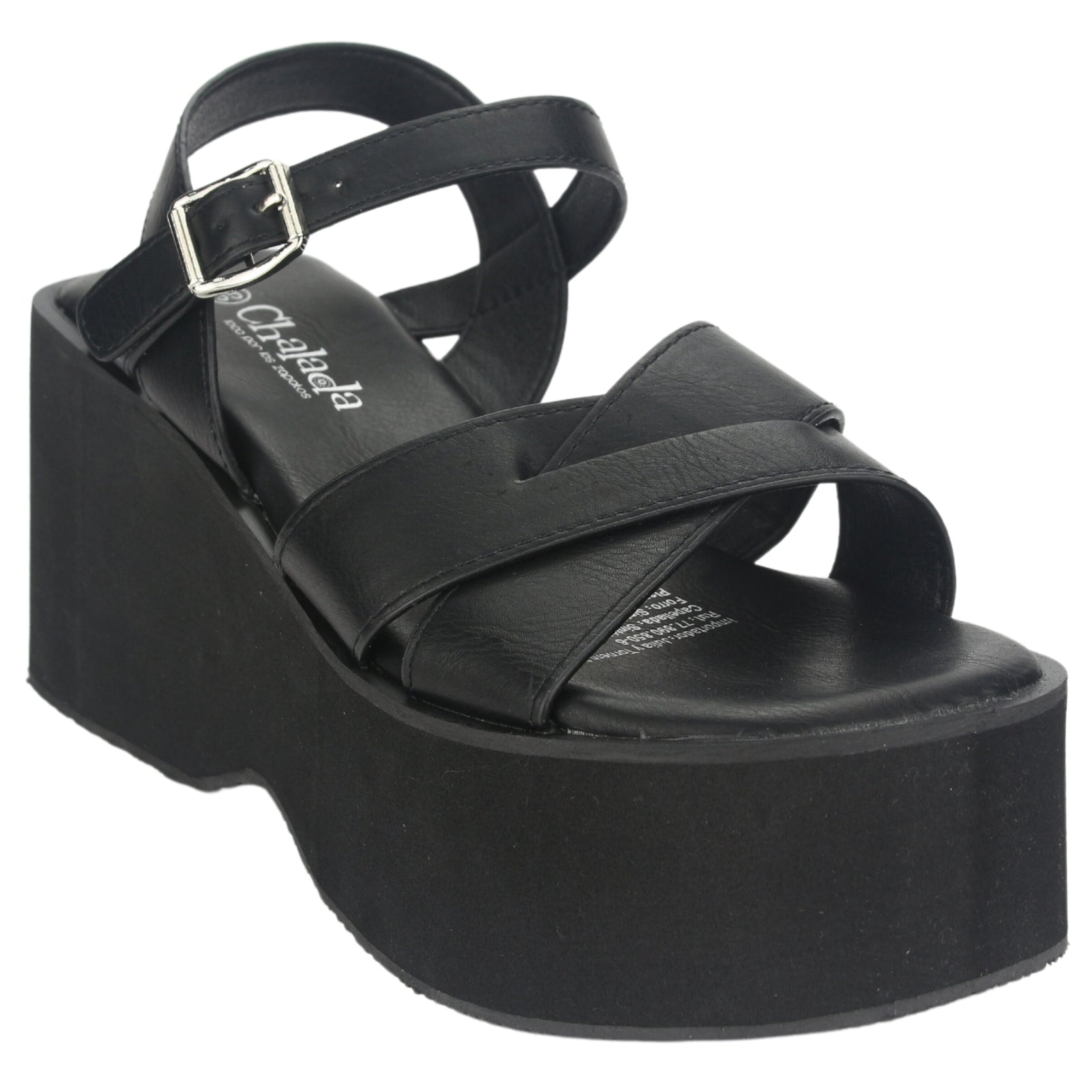 Sandalia Chalada Mujer Verena-5 Negro Casual
