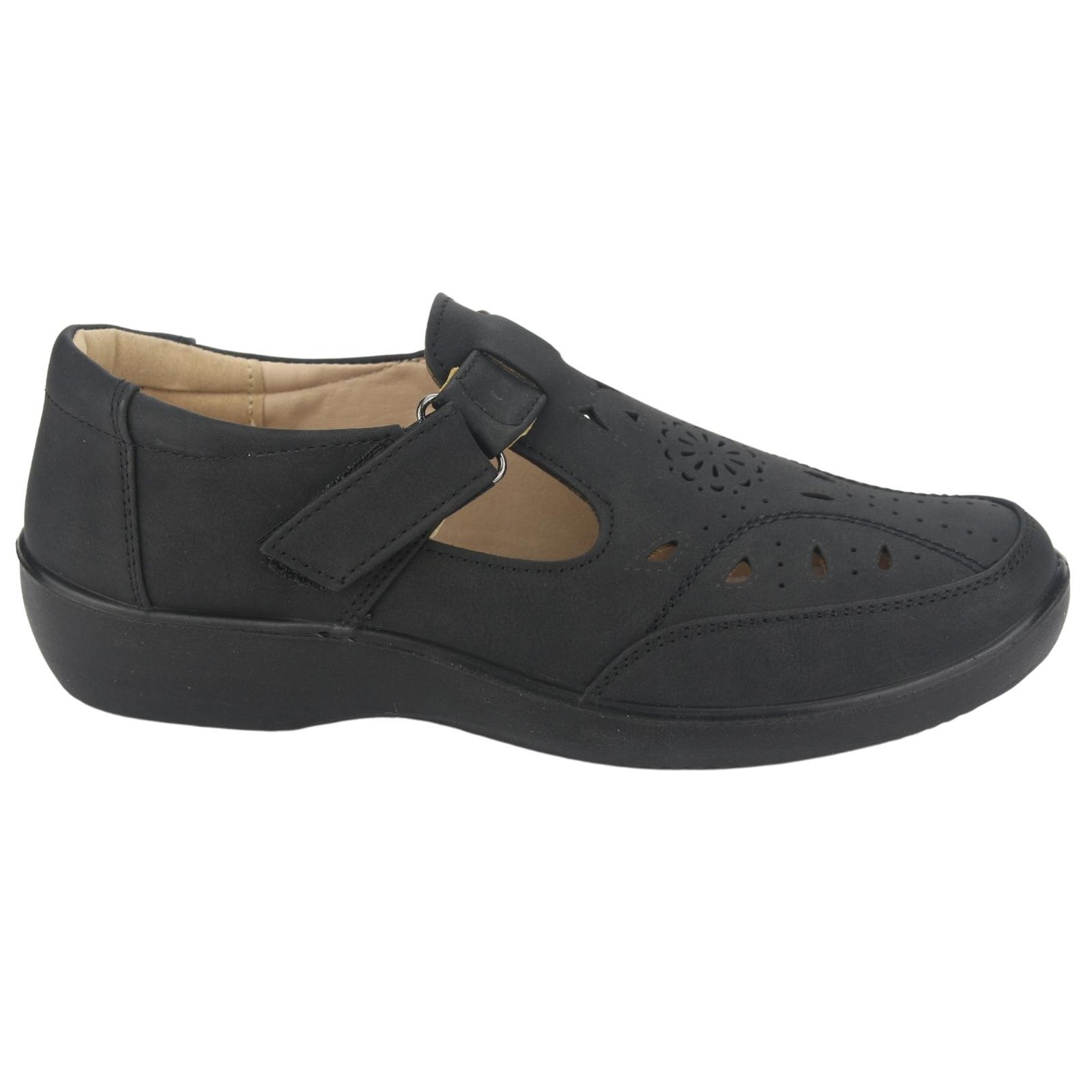 Mocasin Chalada Mujer Dong-1 Negro Casual